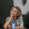 El cantante de Extremoduro, Robe Iniesta, durante una rueda de prensa en el Círculo de Bellas Artes, el 11 de agosto de 2021 en Madrid.