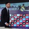 Xabi Alonso, en el acto de su presentación como entrenador del primer equipo masculino de fútbol del Real Madrid