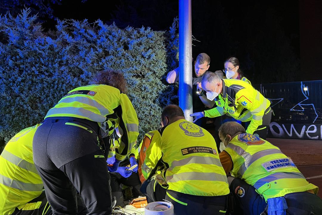 Cuatro heridos por arma blanca en una reyerta en Madrid