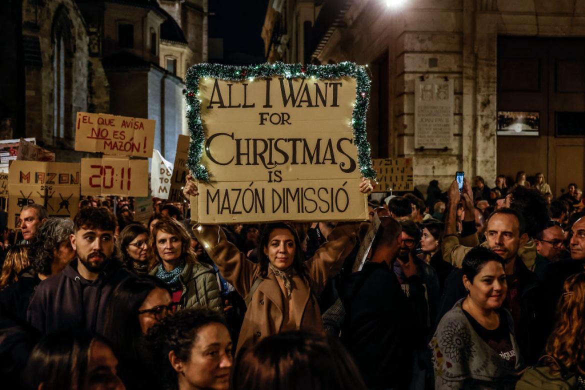Manifestación en Valencia el 30 de noviembre de 2024.