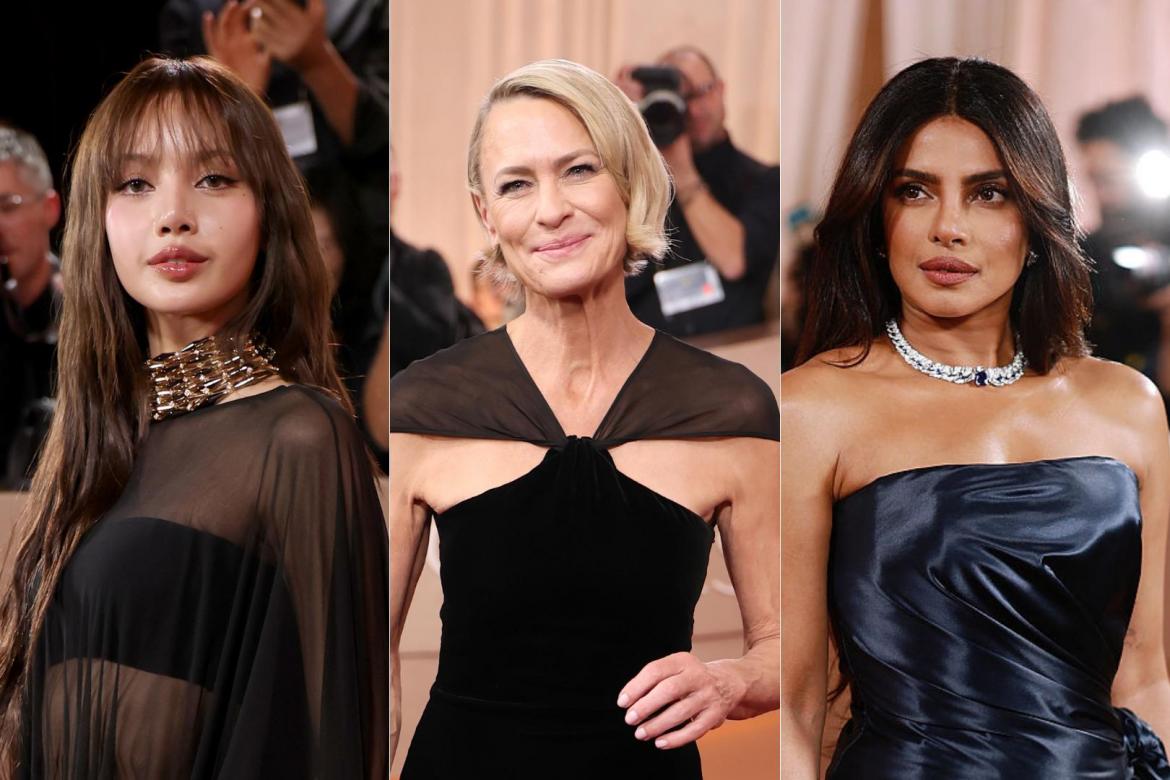 Lisa, Robin Wright y Priyanka Chopra, en la alfombra roja de los Globos de Oro 2026