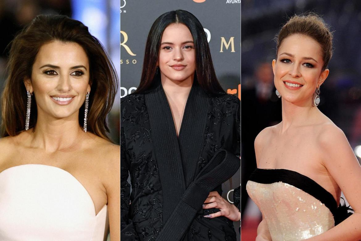 Penélope Cruz, Rosalía y Silvia Abascal, en la alfombra roja de los Premios Goya