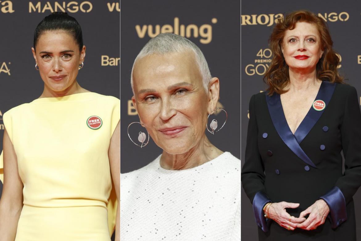 Patricia López Arnaiz, Antonia San Juan y Susan Sarandon