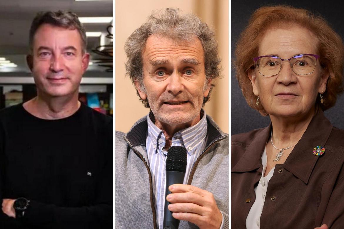César Carballo, Fernando Simón y Margarita del Val.