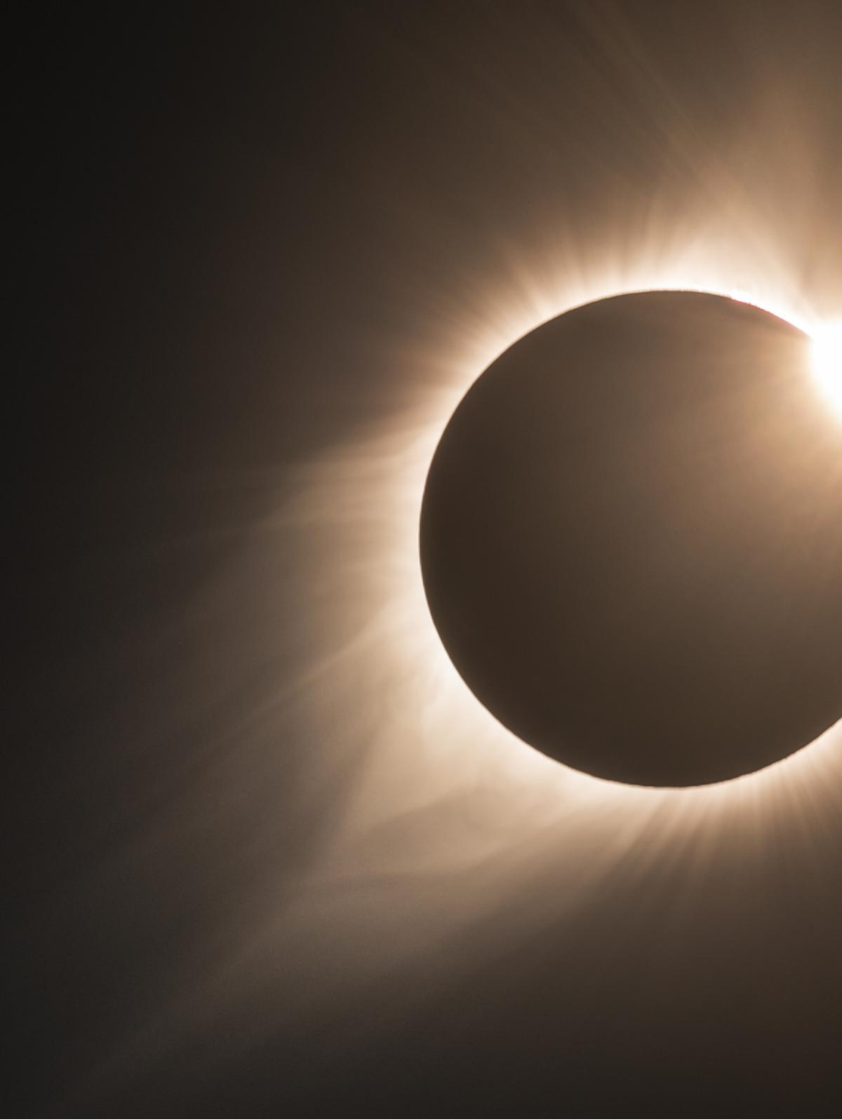 Imagen de archivo de un eclipse solar.