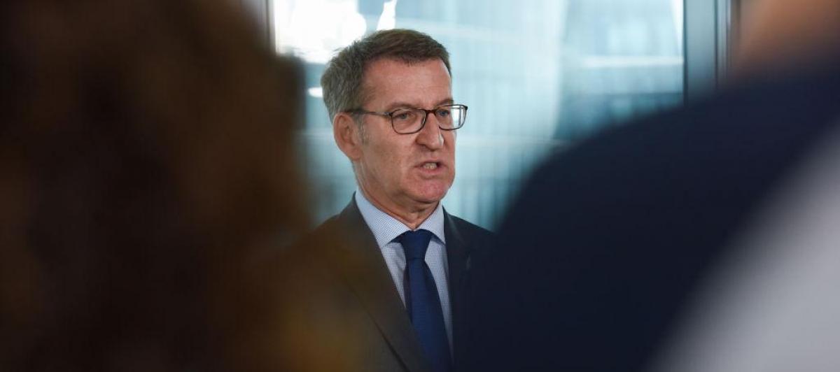 El líder del Partido Popular, Alberto Núñez Feijóo, el 21 de junio.