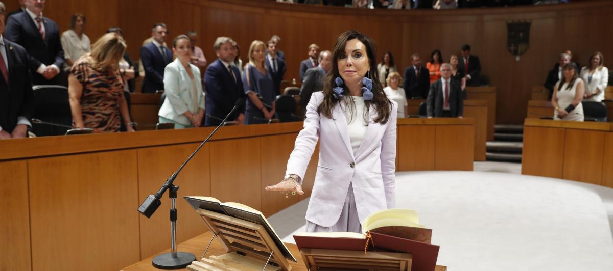 La diputada de Vox, Marta Fernández