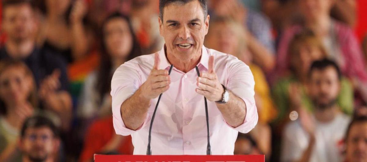 Pedro Sánchez, en el arranque de campaña del PSOE por el 23-J