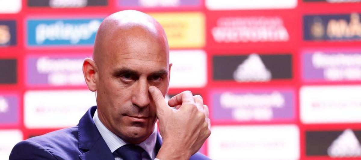 Luis Rubiales, en la presentación de Luis de la Fuente