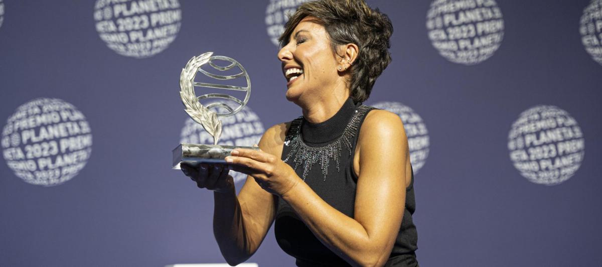 Sonsoles Ónega ganadora del Premio Planeta 2023.