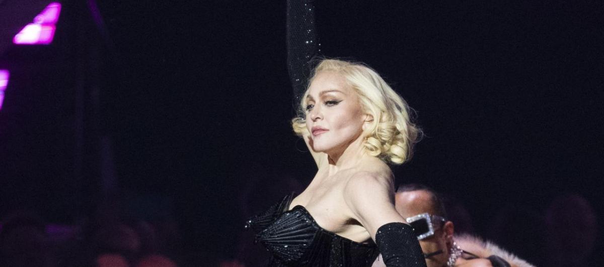 Madonna, durante el 'Celebration Tour' en Londres.