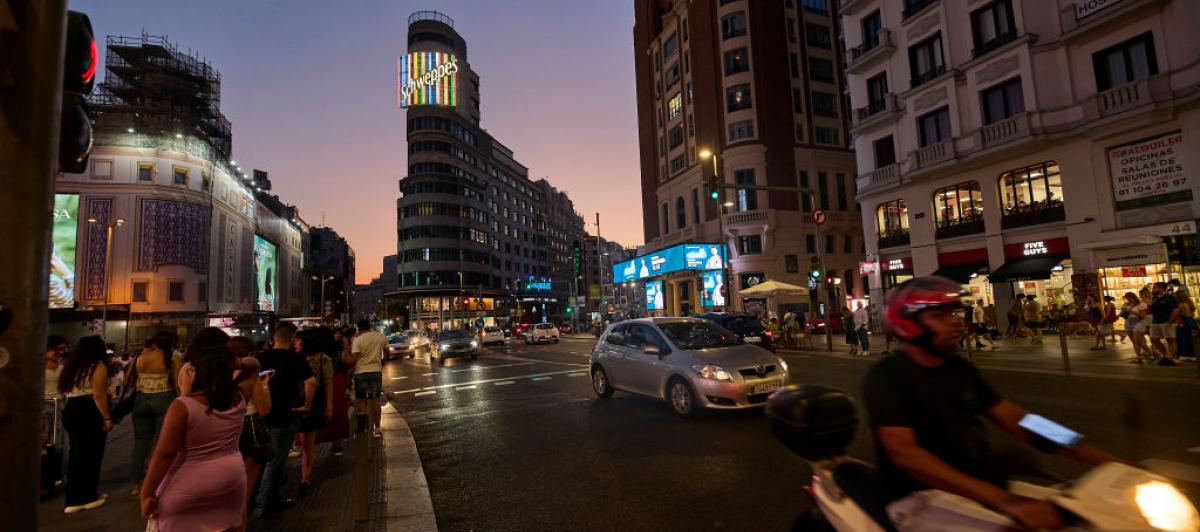 Gran Vía de Madrid.