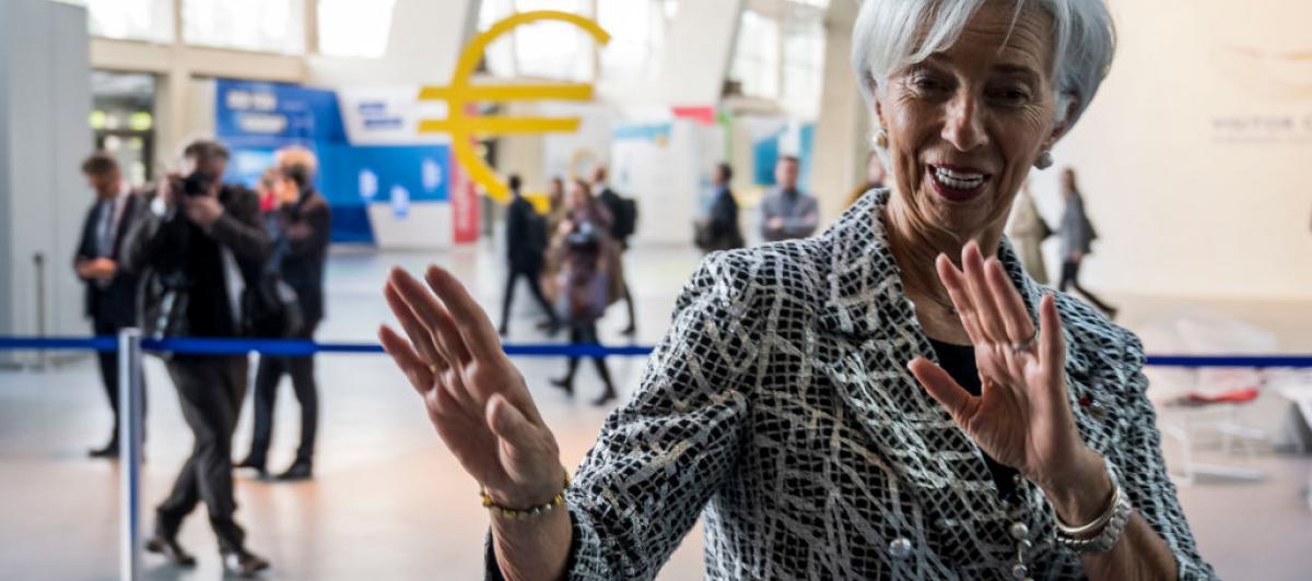 La presidenta del BCE, Christine Lagarde, en una imagen de archivo.