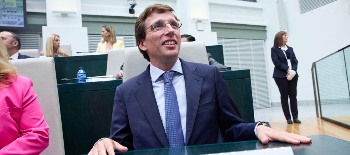 El máximo responsable del Ayuntamiento de Madrid, el alcalde Jose Luis Martínez-Almeida, en una imagen de archivo.