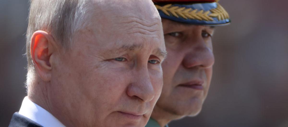 Vladimir Putin, emocionado, en un acto de homenaje a los soldados rusos