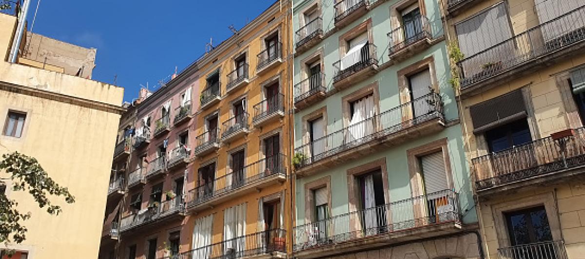 Un edificio residencial en El Born, Barcelona.