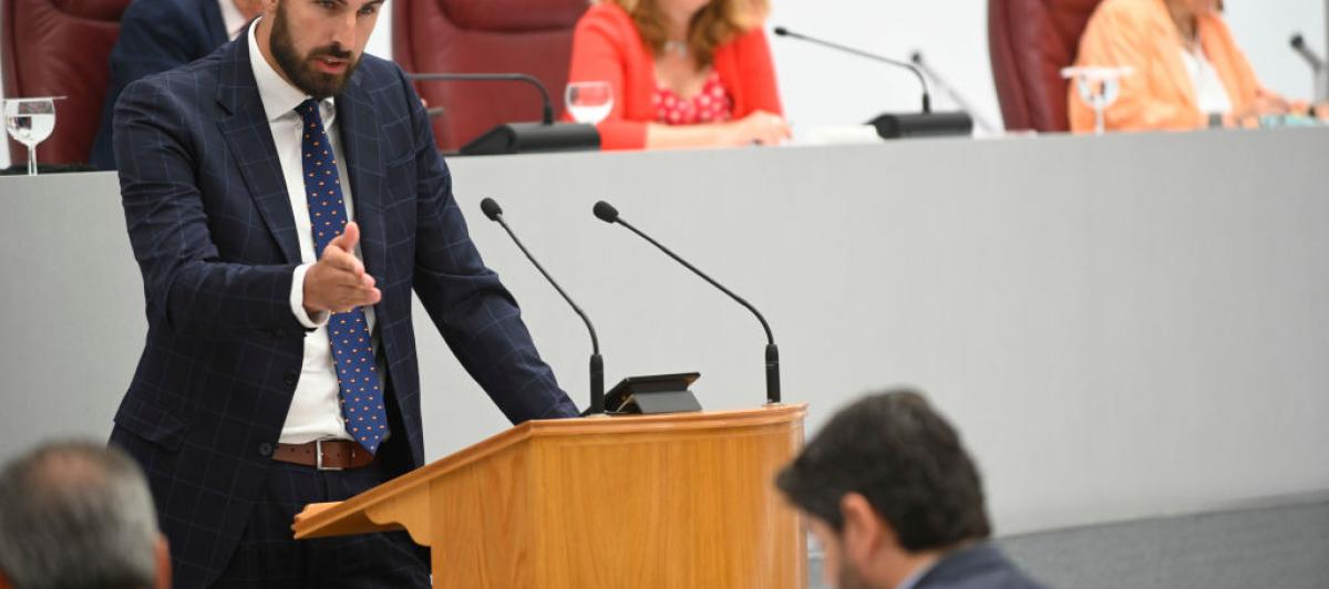 El presidente de Vox en Murcia, José Ángel Antelo.