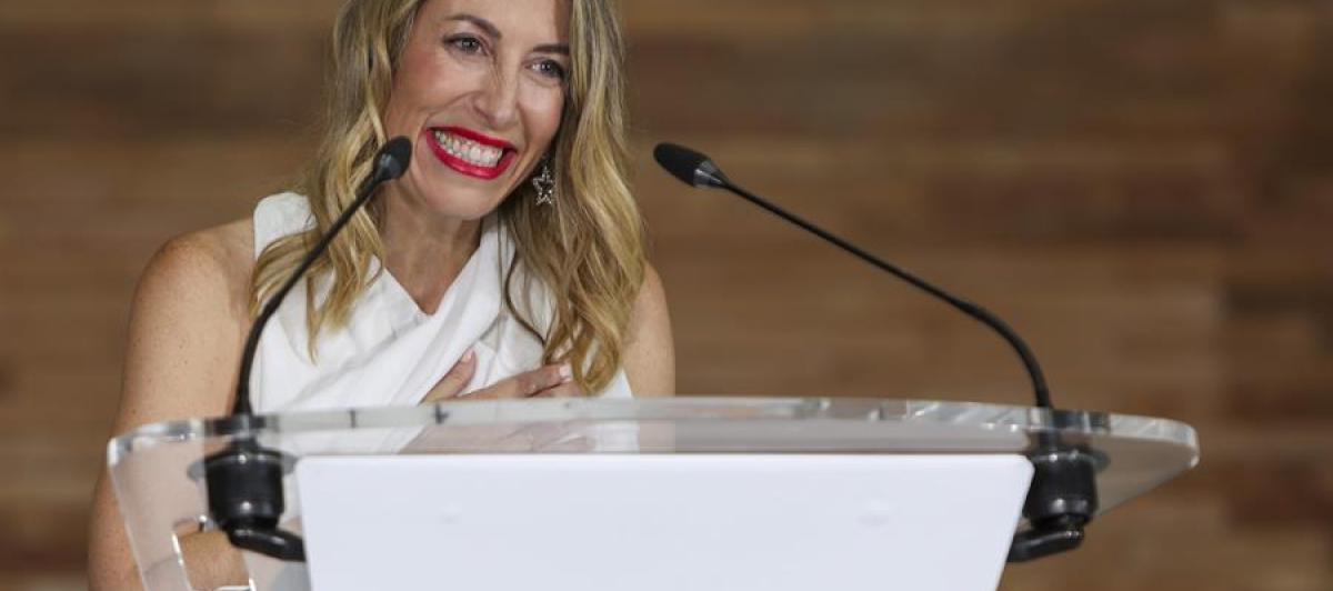 María Guardiola, en su toma de posesión