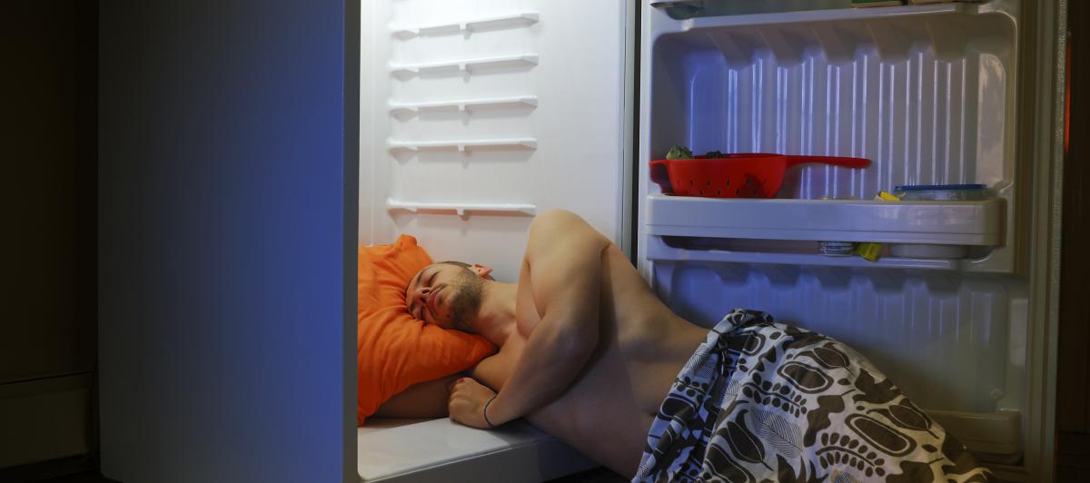 Dormir en plena ola de calor.