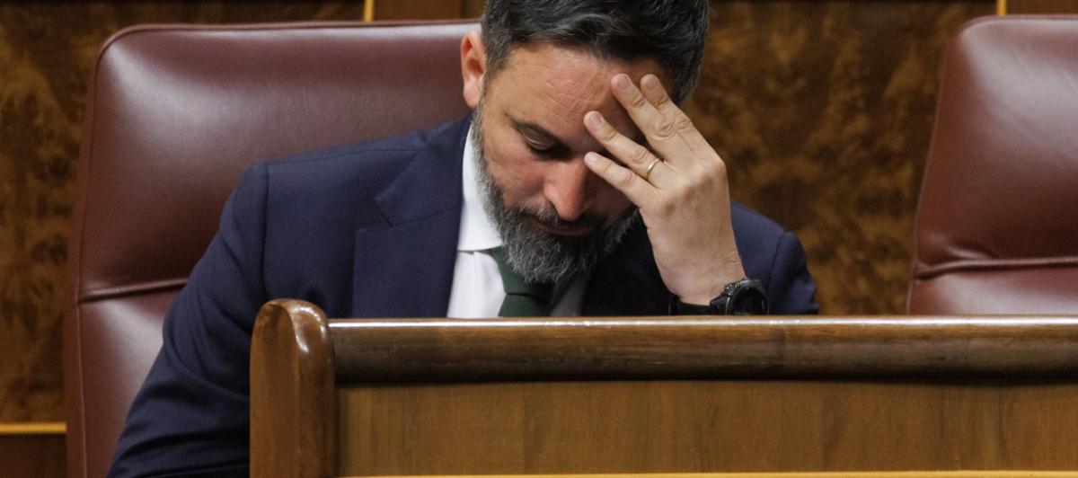 El líder de Vox, Santiago Abascal