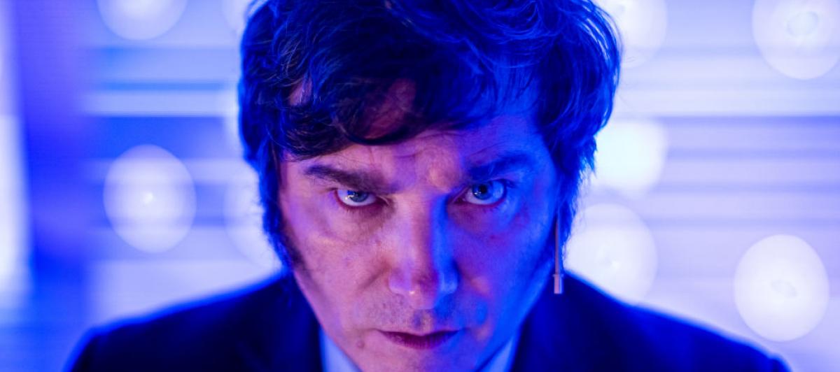 Javier Milei, el candidato del partido de ultraderecha La Libertad Avanza que aspira a ser presidente de Argentina.