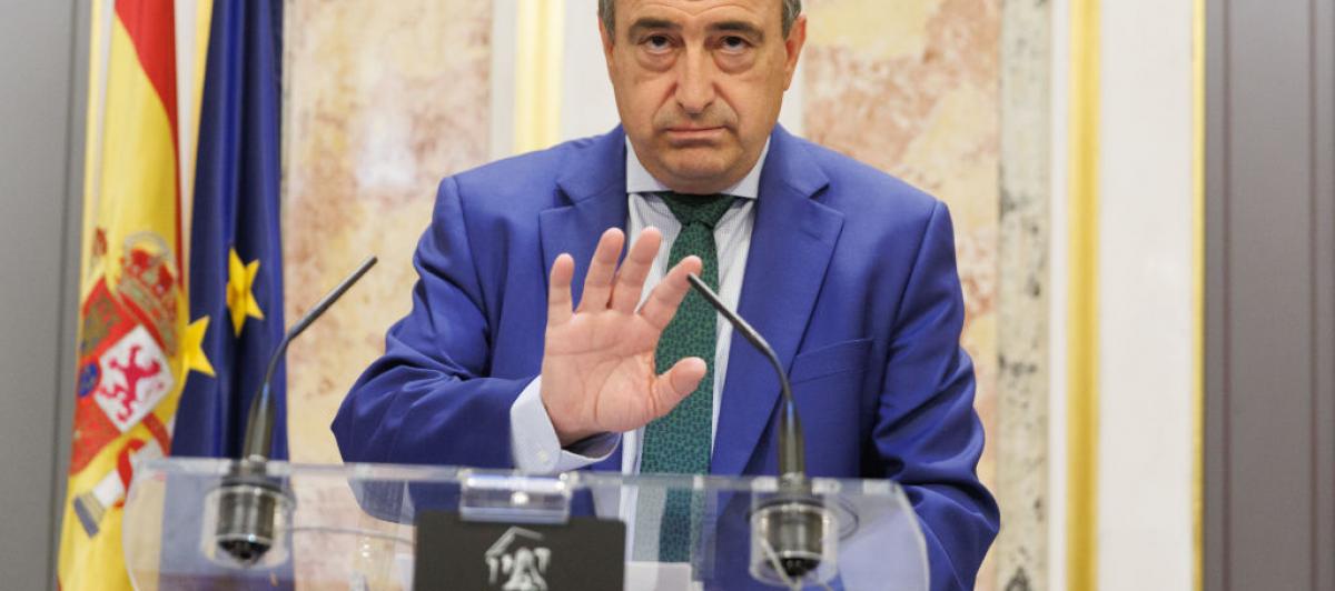 El portavoz parlamentario del PNV, Aitor Esteban.