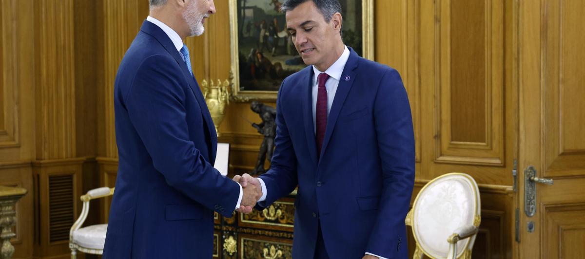 Ronda de consultas en directo: el rey Felipe VI con Pedro Sánchez para la investidura, última hora hoy