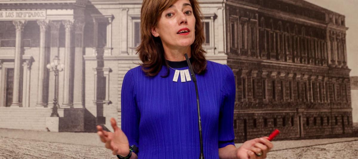 La portavoz de Sumar, Marta Lois.