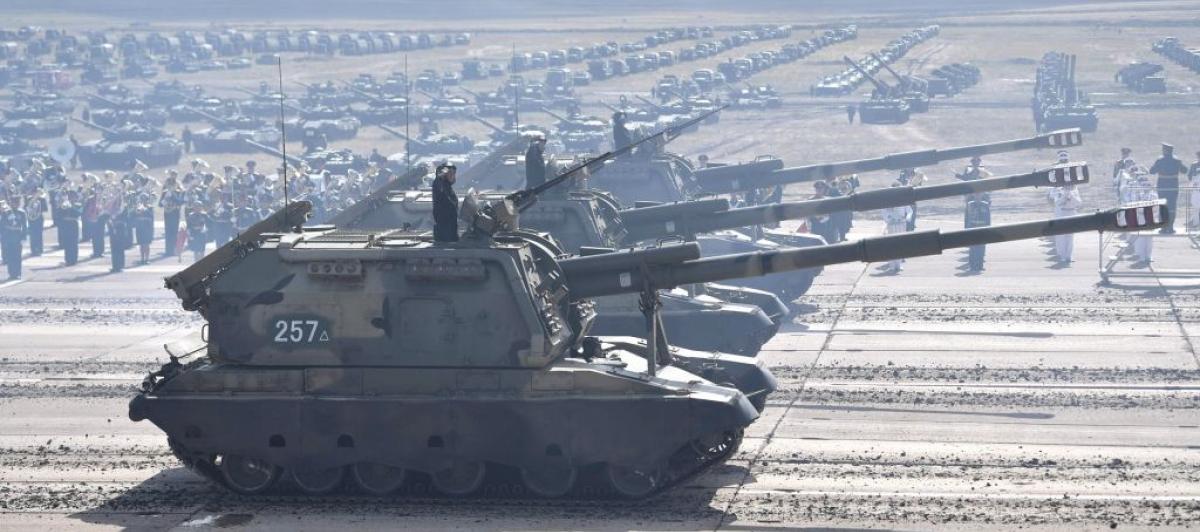 Imagen de archivo de las maniobras Vostok, ejercicios conjuntos militares entre China y Rusia en 2018.