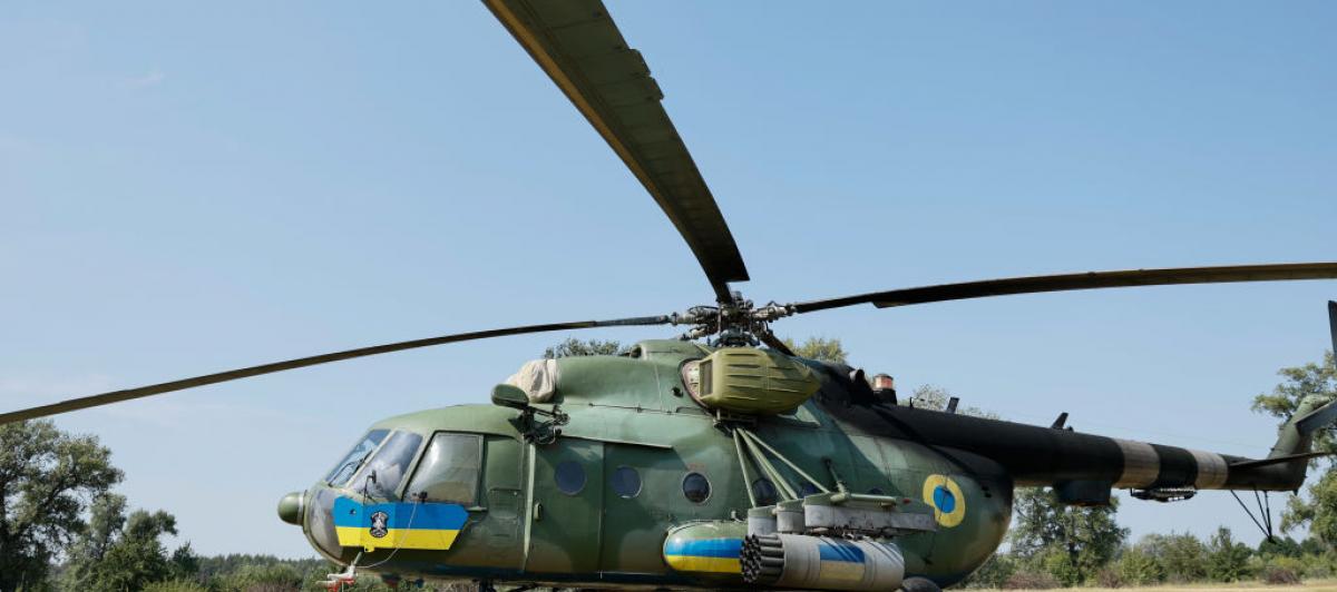Un helicóptero de combate MI 8 ucraniano, en una imagen de archivo