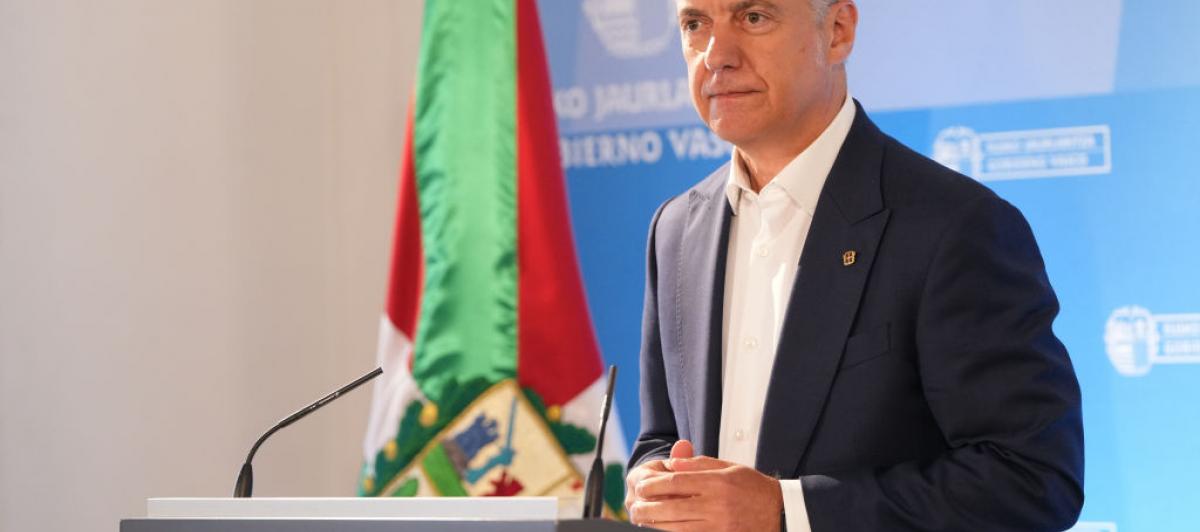 El lehendakari Iñigo Urkullu, en una imagen de archivo.