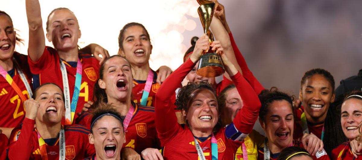 Un momento de la celebración de la final de la Copa del Mundo de Fútbol femenino en Sídney.