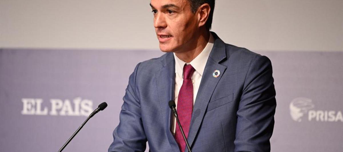 Acto de Pedro Sánchez en Nueva York