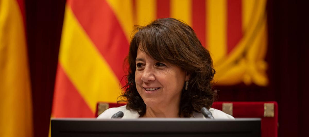 La presidenta del Parlament, Anna Erra, en una imagen de archivo.