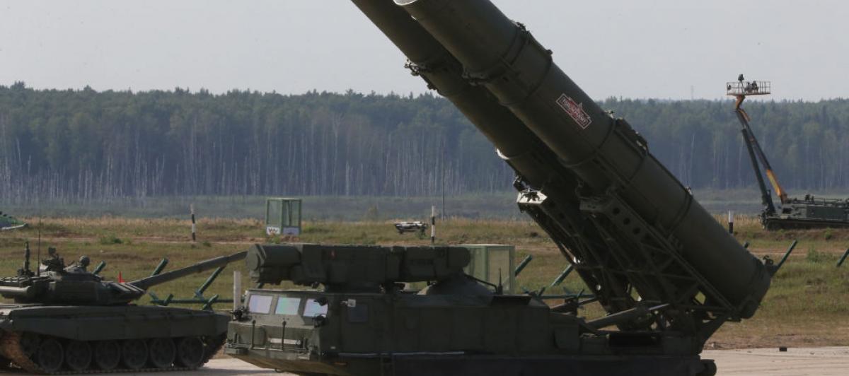 Misiles antiaéreos S-300, en una imagen de archivo