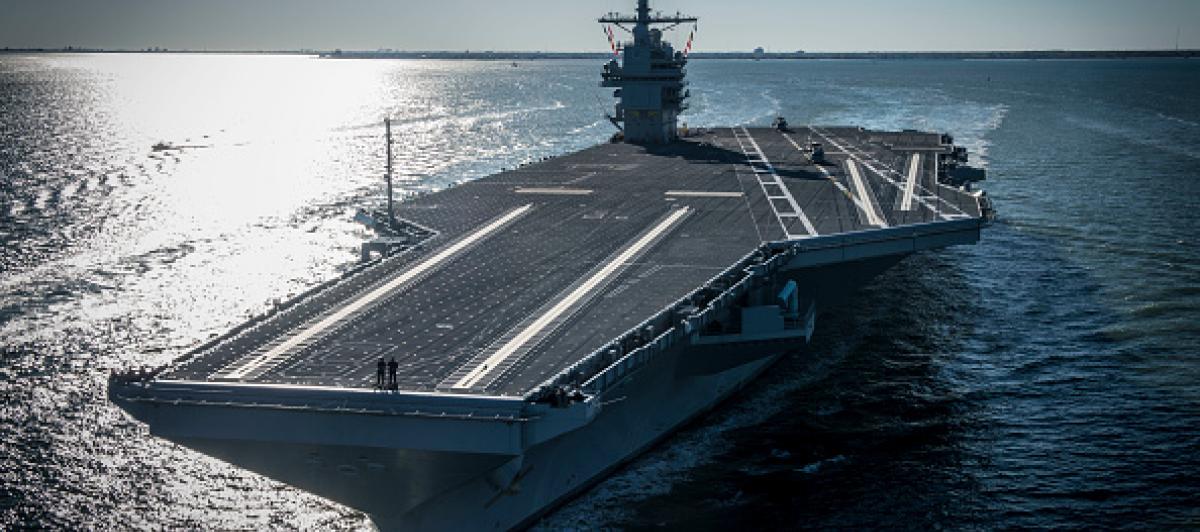 El portaaviones estadounidense USS Gerald Ford, en una imagen de archivo.