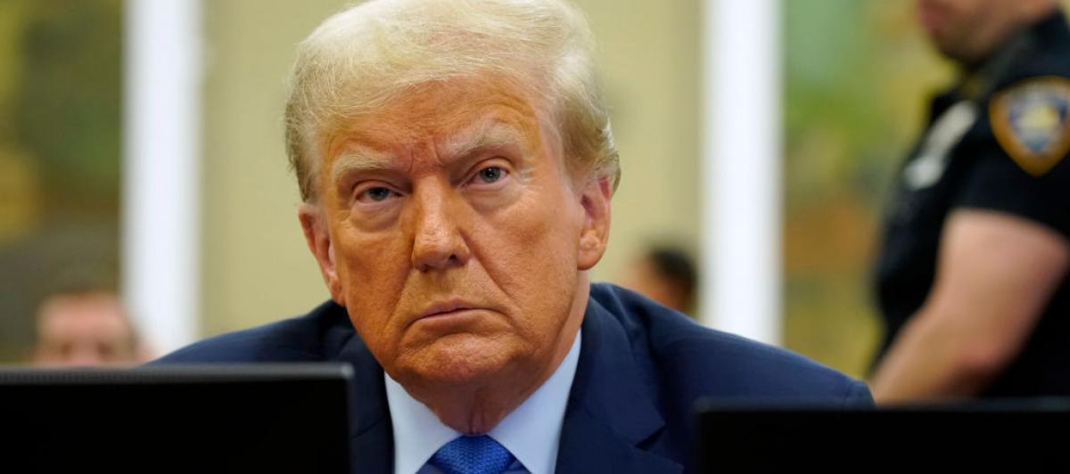 Donald Trump, antes de su declaración