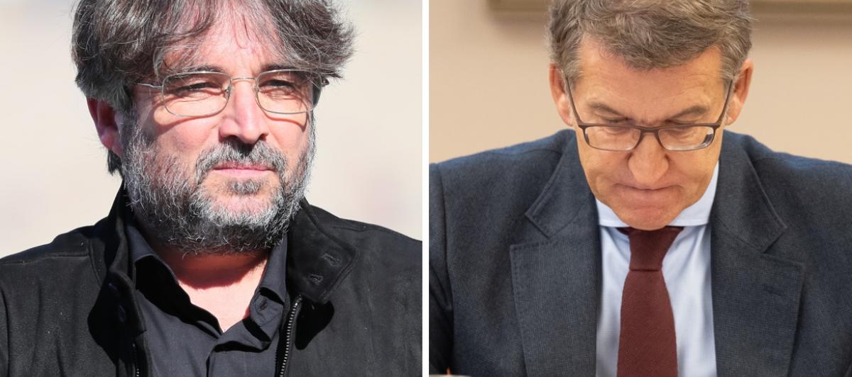 Jordi Évole y Alberto Núñez Feijóo