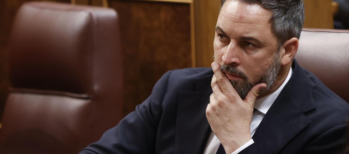 El líder de Vox, Santiago Abascal.