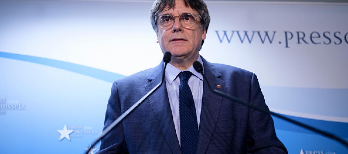 El expresident de la Generalitat y eurodiputado Carles Puigdemont.