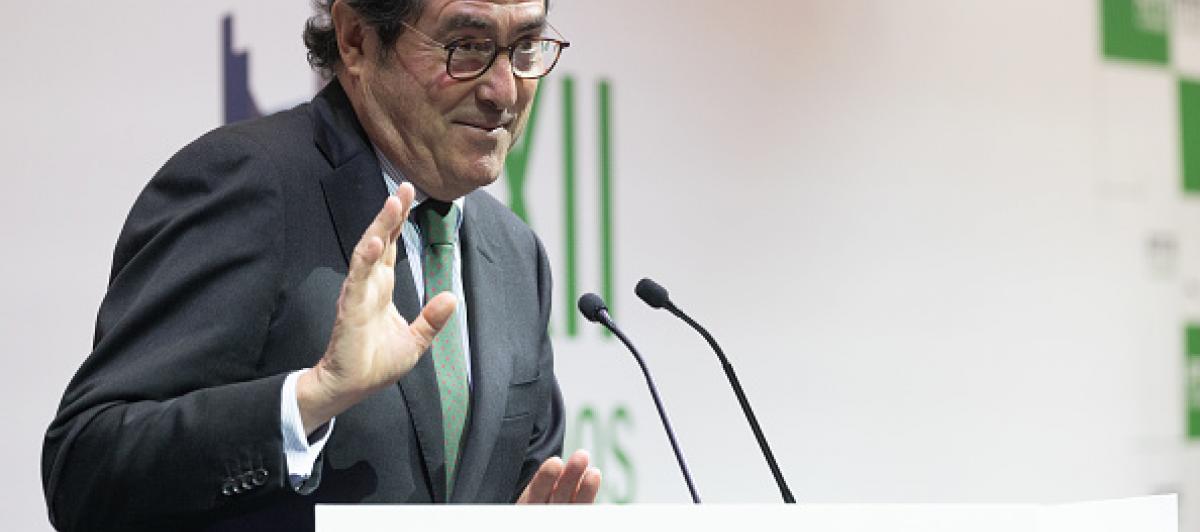 El presidente de la CEOE, Antonio Garamendi, en una imagen de archivo.