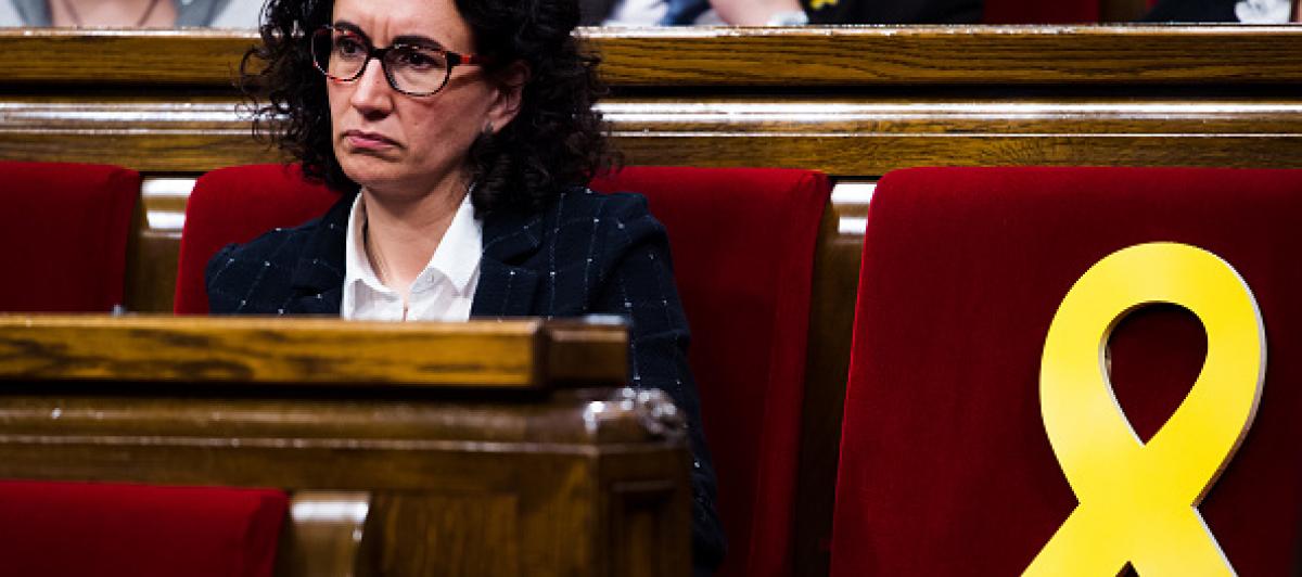 La republicana Marta Rovira, en una imagen de archivo en el Parlament.