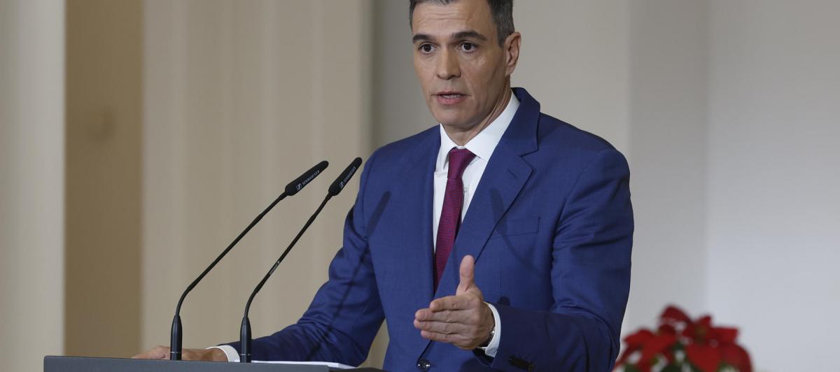 El presidente del gobierno, Pedro Sánchez,