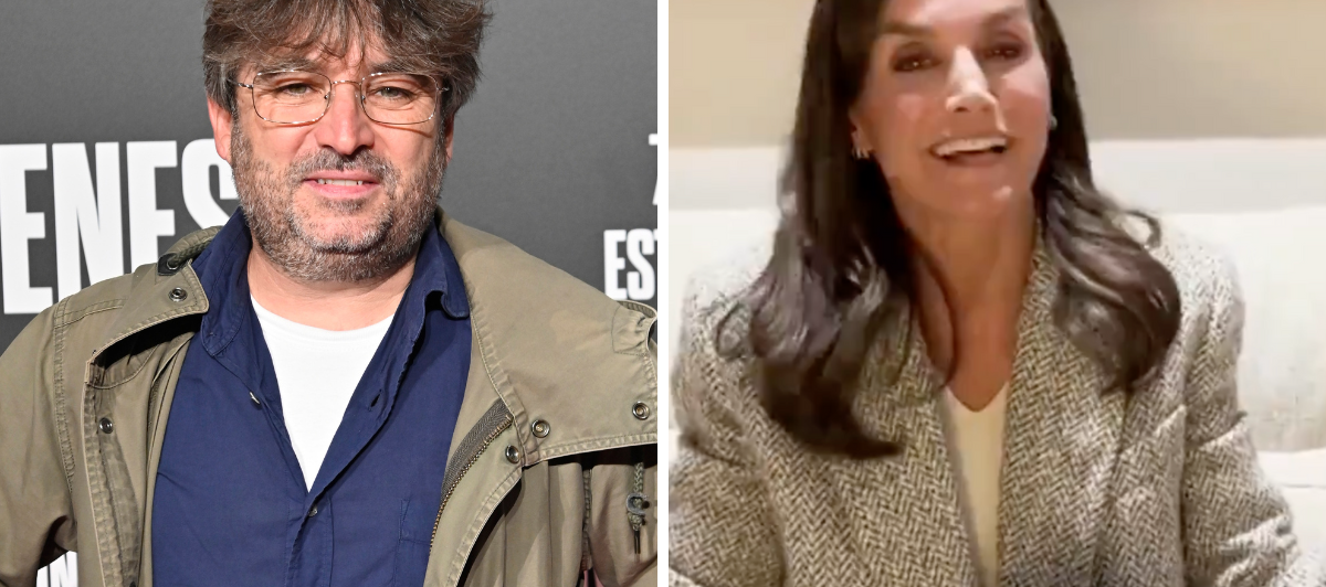 Jordi Évole y la reina Letizia.