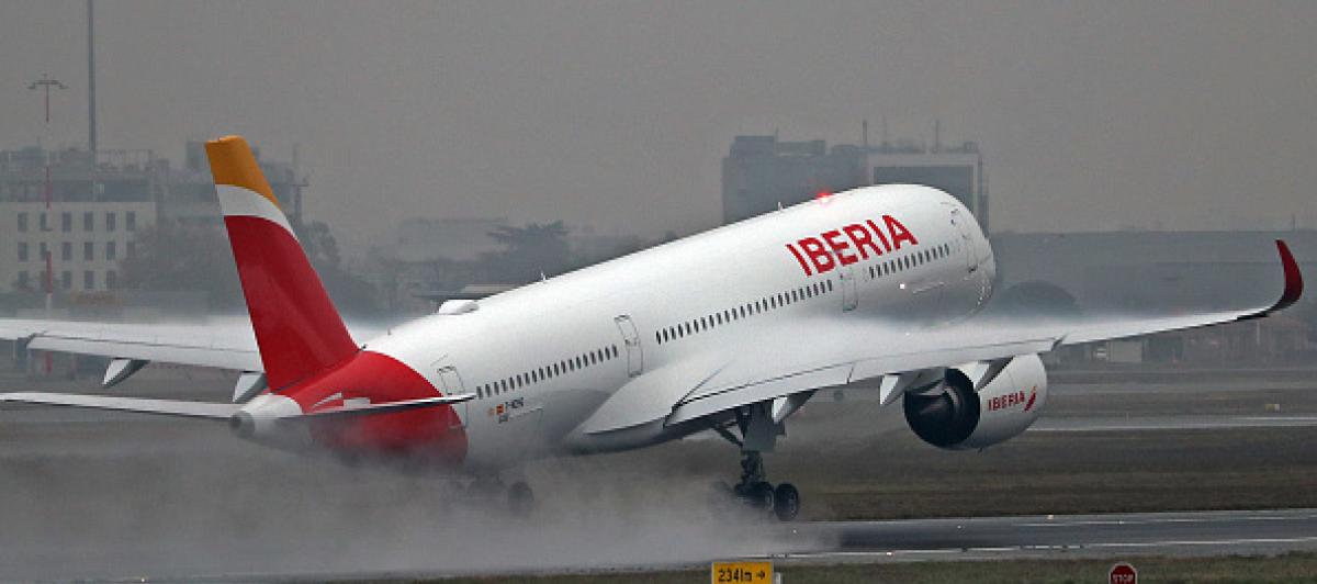 Un avión de Iberia Airbus A350-94, en una imagen de archivo.
