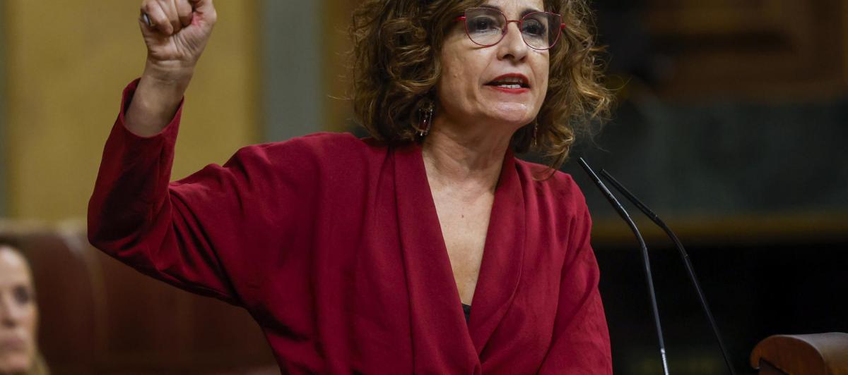La hasta ahora vicepresidenta cuarta y ministra de Hacienda, María Jesús Montero, en una imagen de archivo.
