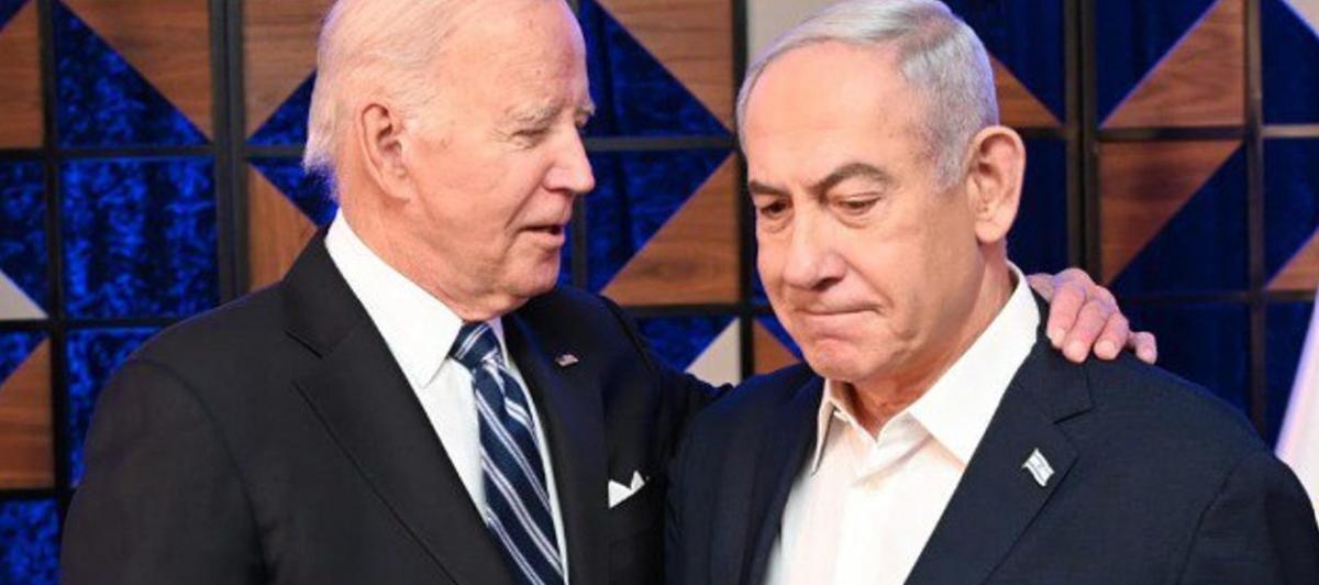 Joe Biden y Benjamin Netanyahu.