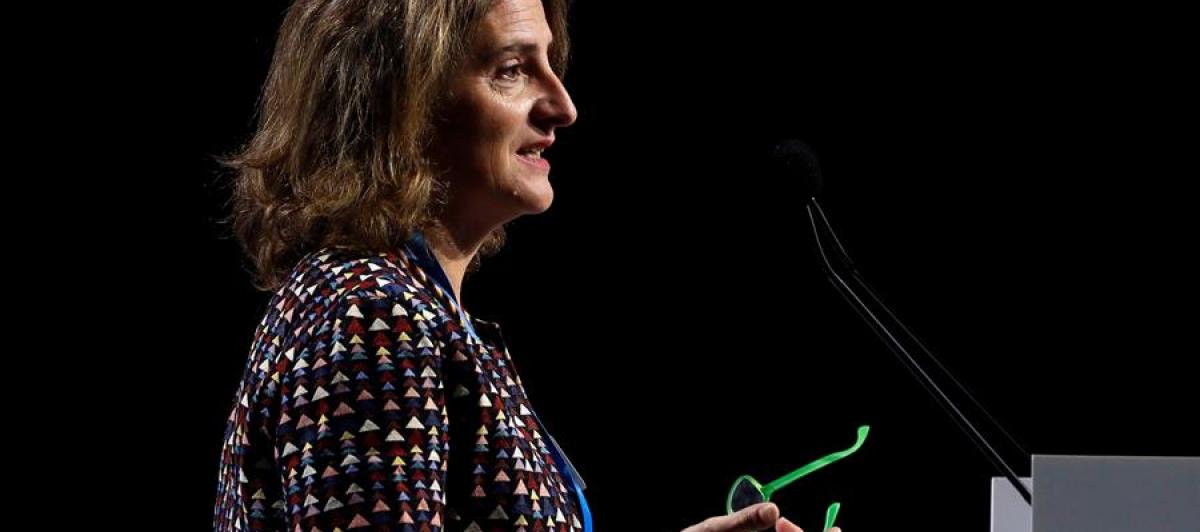 La vicepresidenta tercera y ministra de Transición Ecológica, Teresa Ribera, en una imagen de archivo.