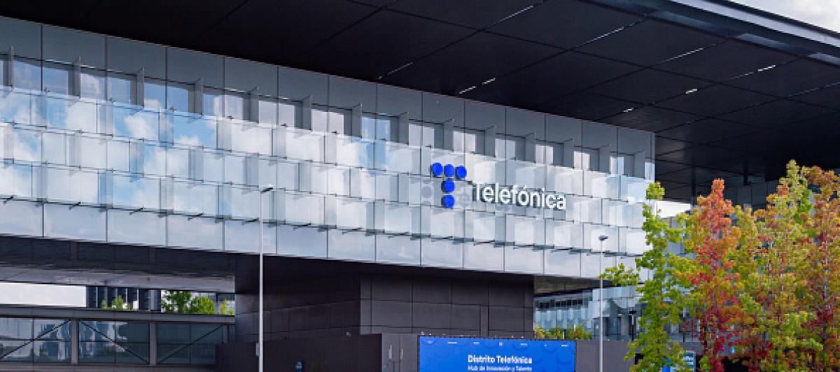 Sede de Telefónica, en Madrid.
