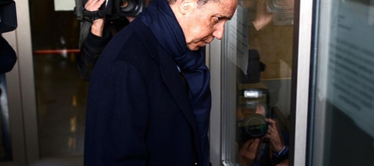 Eduardo Zaplana (PP), expresident de la Generalitat valenciana, a su llegada a sede judicial en una imagen de archivo.